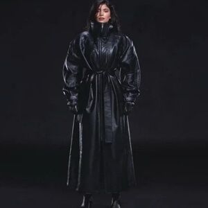 Faux Leather Trench by Khy x Namilla
